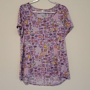 Lularoe Winnie the pooh piglet xl shirt